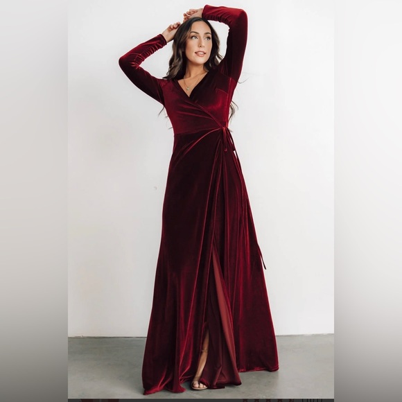 Baltic Born Dresses & Skirts - Baltic born velvet dress wrap dress